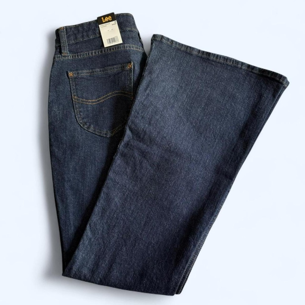 Lee Women's Flare Mid Rise Jeans